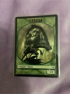 Magic: The Gathering Beast Creature Card - Green